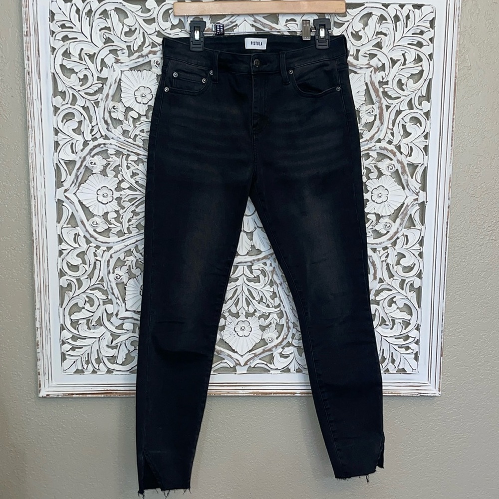 pistola Black High-Rise Skinny Jeans
